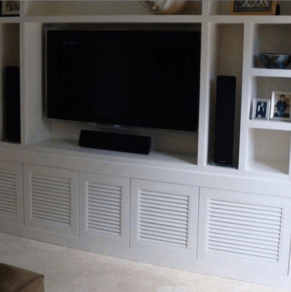 Custom modern wall unit