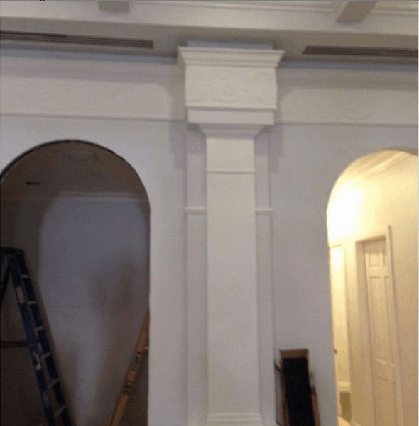 Custom molding and arches