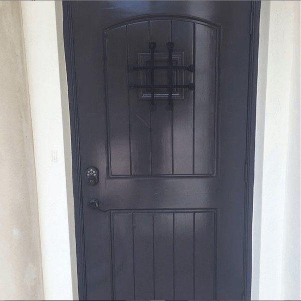 Custom door install and painting