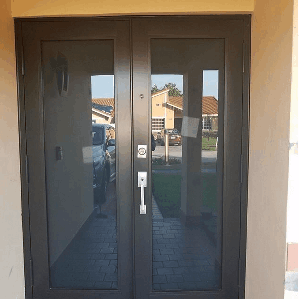 Impact exterior door