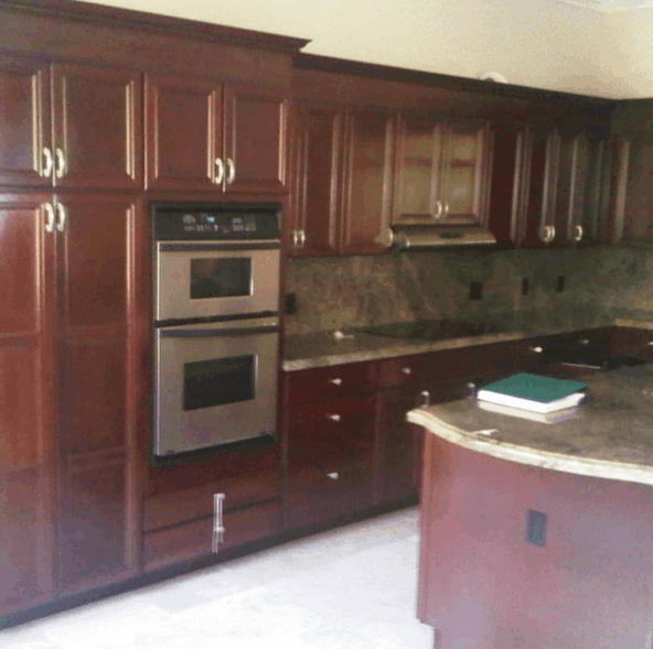 Kitchen remodel traditional finish