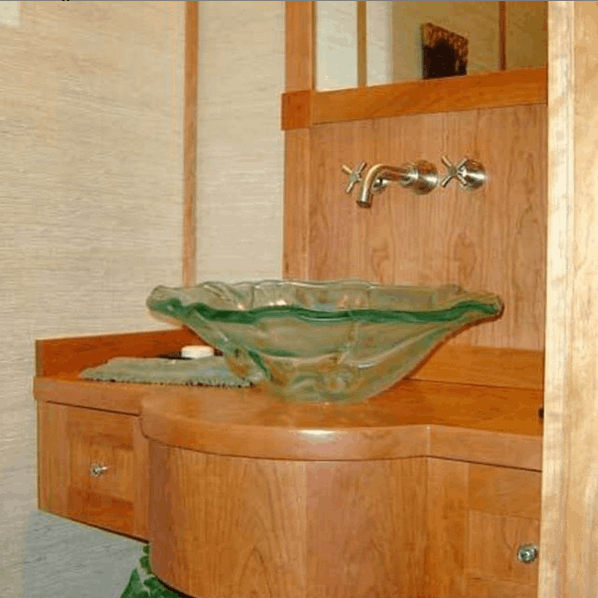 Custom sink cabinet